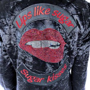 Echo & Bunnymen Lips Like Sugar Rhinestone Jacket